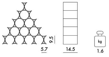 Держатель бутылки полипропилена Kartell INFINITY ARCH-00095043 - Вид №8