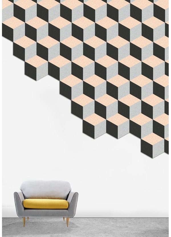 ПЭТ акустическая панель Slalom войлок ARCH-00126697 - Вид №4