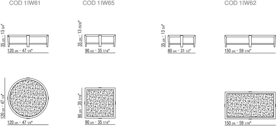 Flexform Круглый журнальный столик из мрамора Elliot sun-id-1344951 - Вид №1
