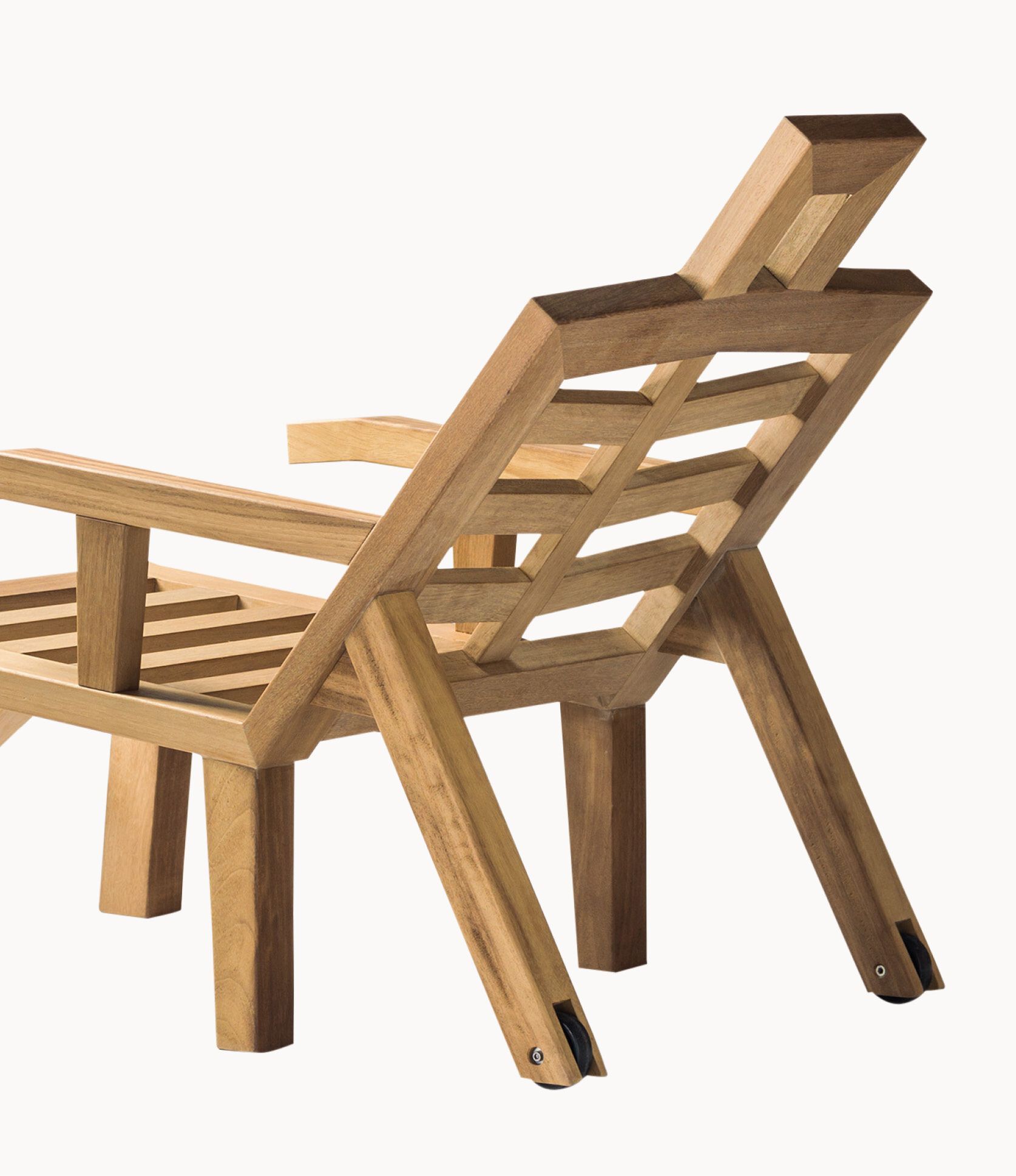 Ироко шезлонг с подлокотниками BD Barcelona дали ARCH-00103746 - Вид №3