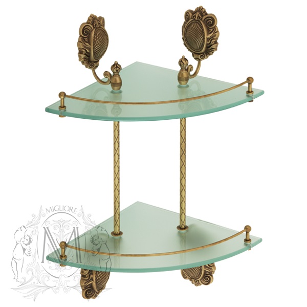 Полка с галереей MIGLIORE Cleopatra ML.CLE-60.762.BR бронза  - Вид №1