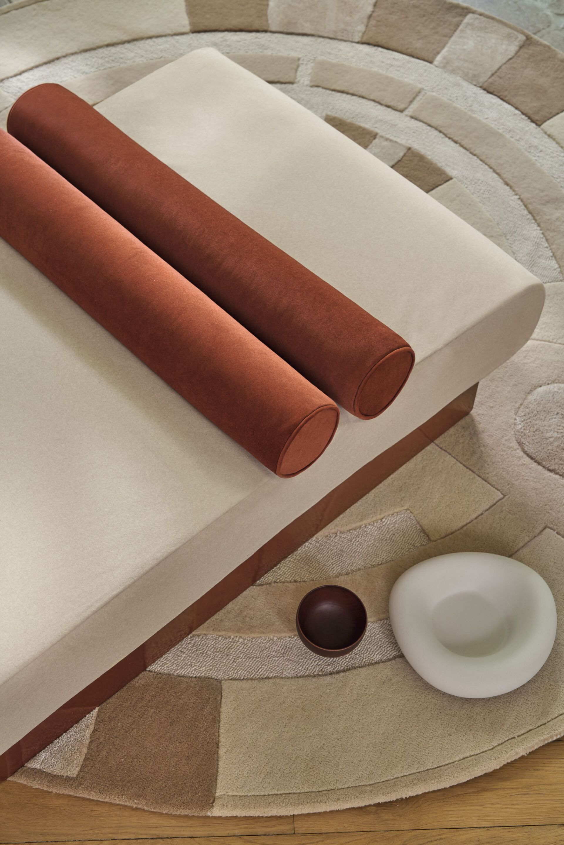 Бархатная однотонная ткань Casamance Anatolie ARCH-00103552 - Вид №2