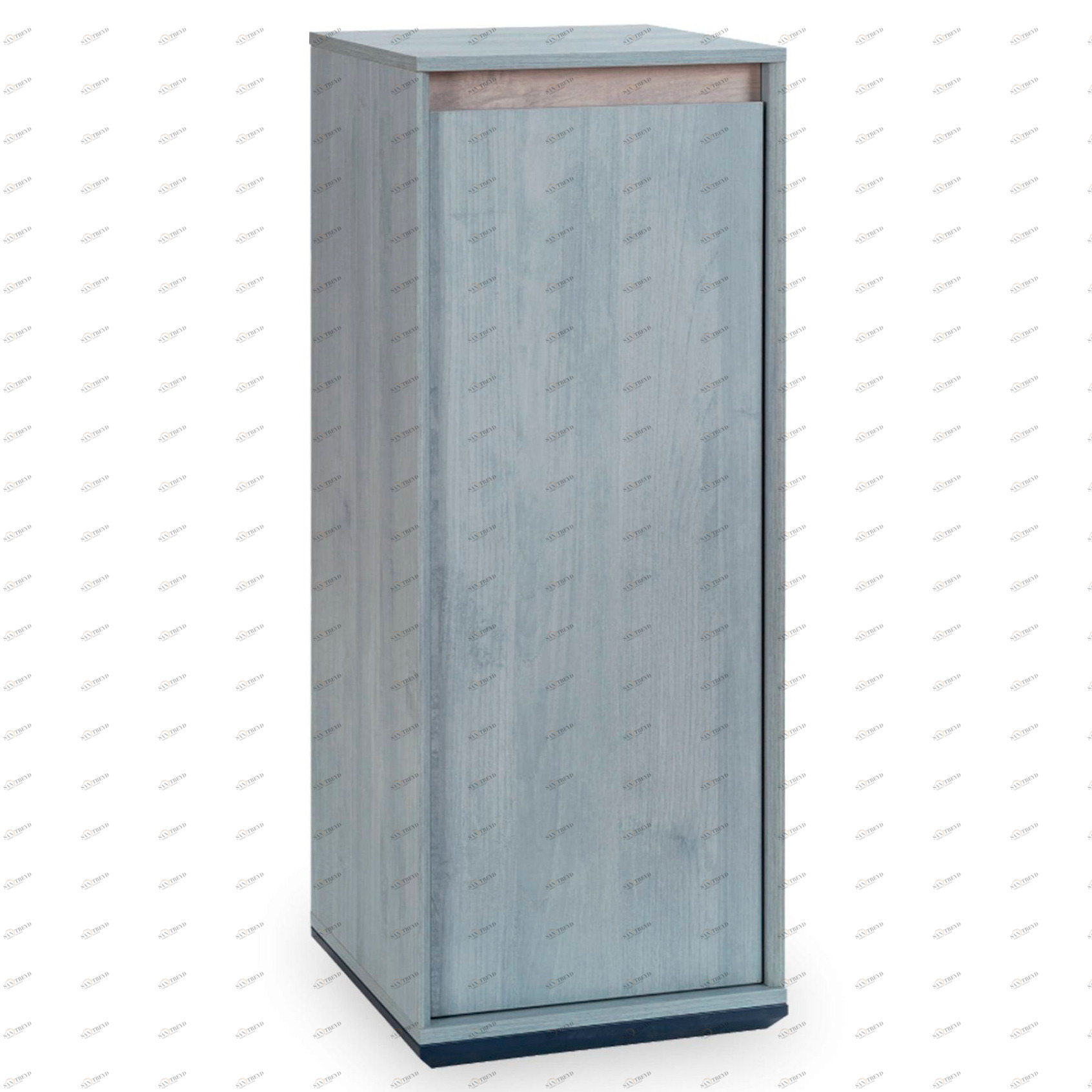 Шкаф-пенал узкий голубой 104 см Trio M CILEK TRIO 00-3832636 Синий Santreyd