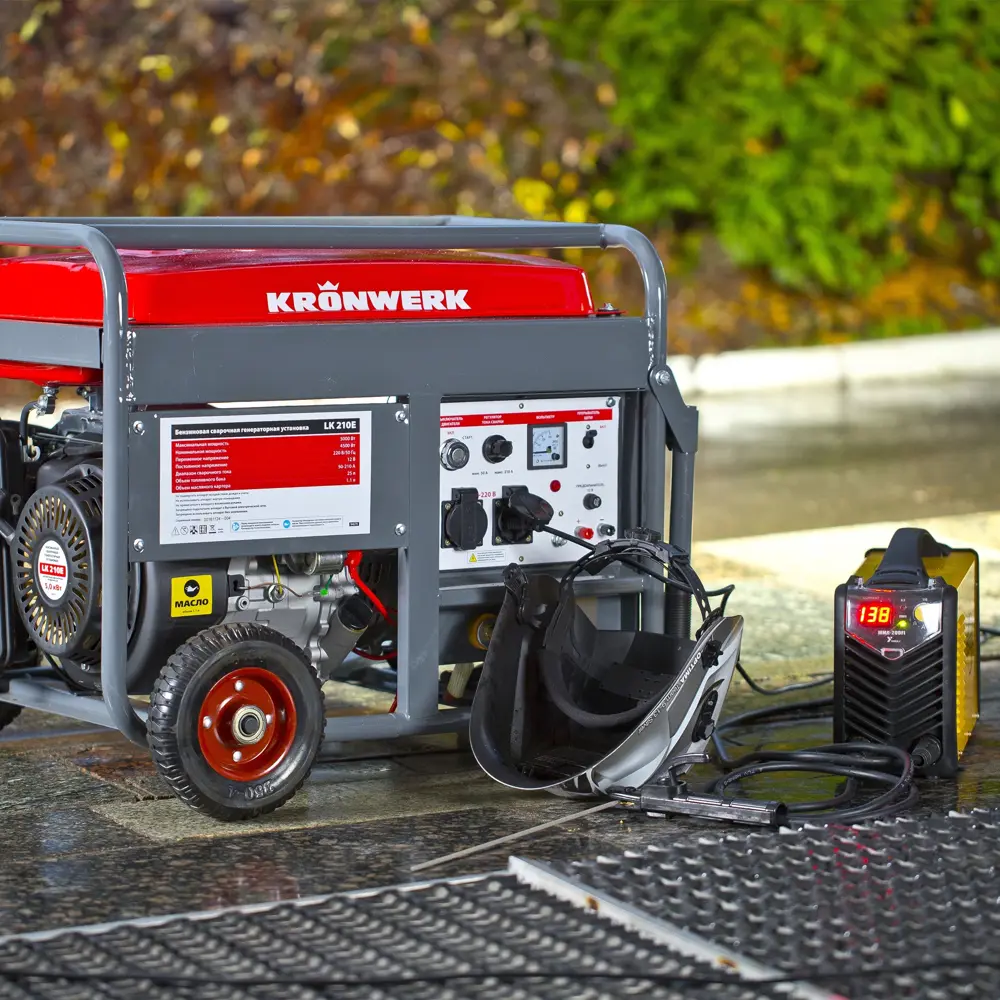 Генератор бензиновый Kronwerk, сварка, 4 кВт STLM-2137603 - Вид №1