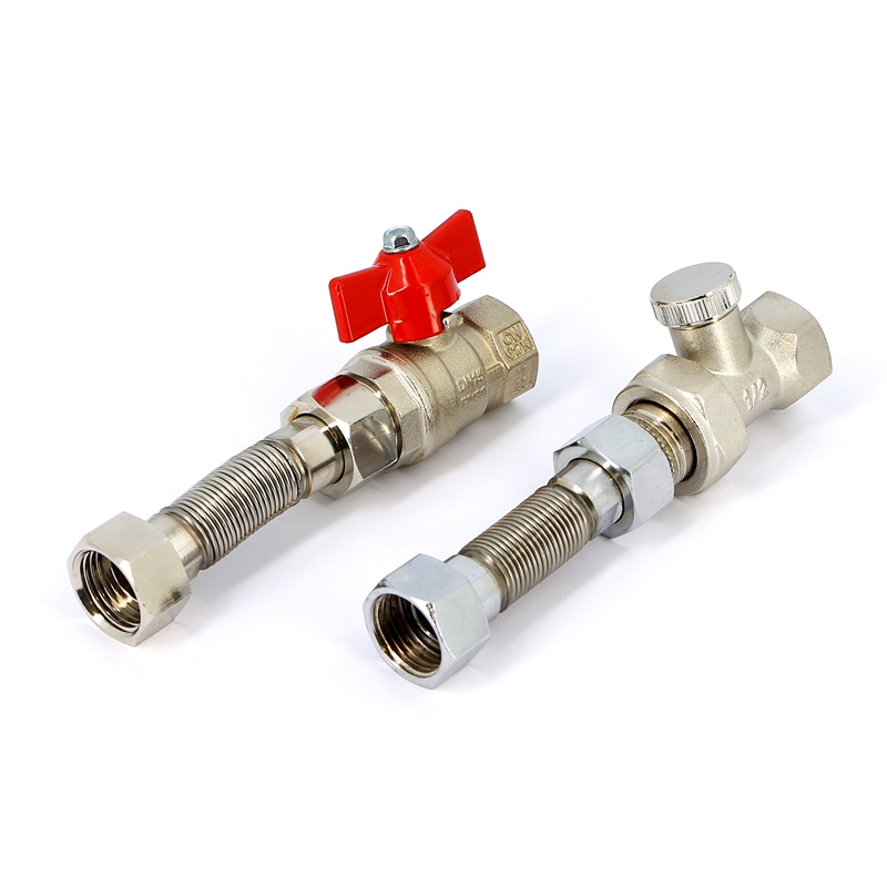 Комплект гибких подводов Wilma с запорной арматурой ARM - Вид №1