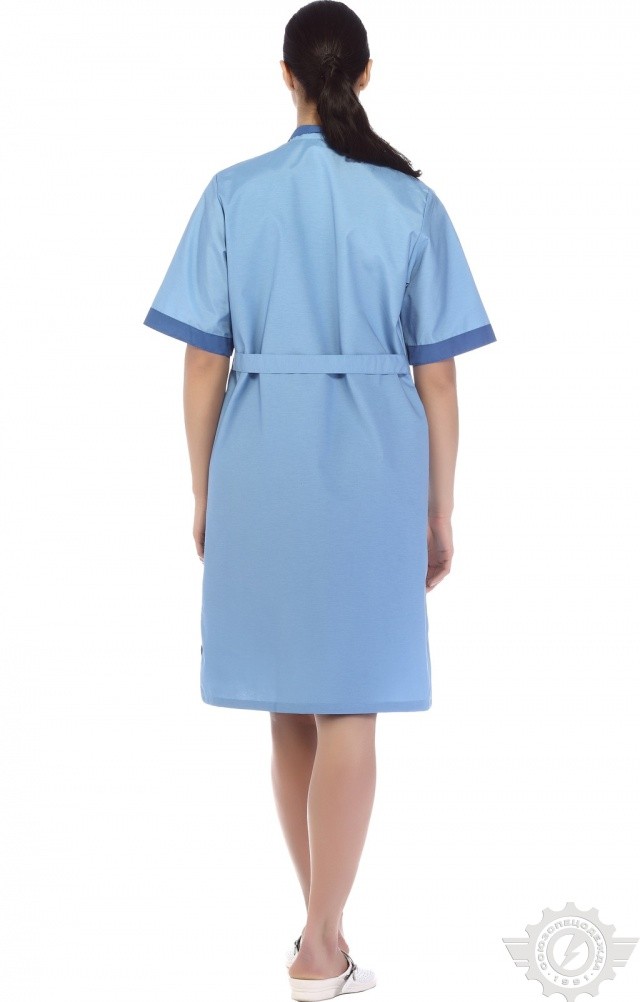 61747 Халат "Радуга" короткий рукав  Одежда для обслуживающего персонала  размер 50 Спецодежда  - Вид №9