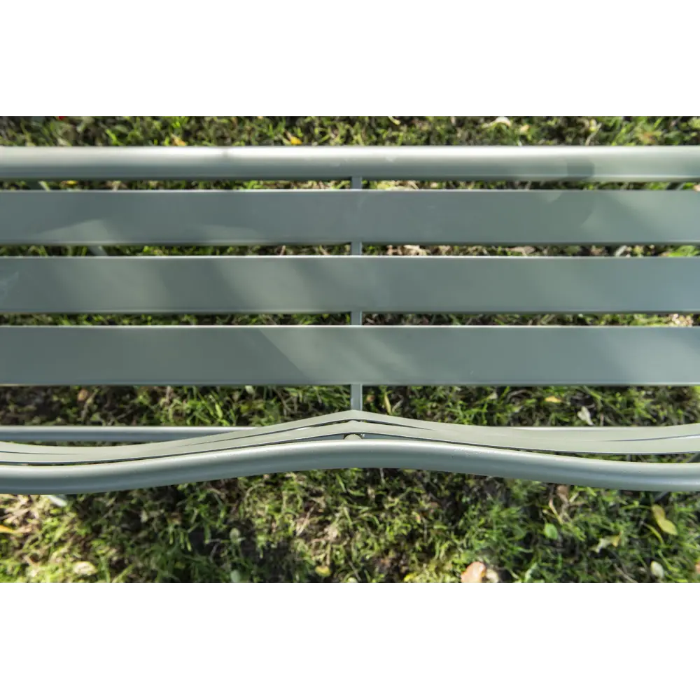 Скамья садовая Café 90x120 см сталь цвет зелёный Santreyd STLM-2207647 - Вид №8