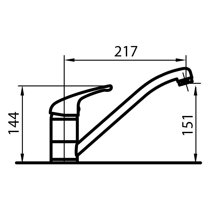 8443002 смеситель S1000 - RO 8443002 Fosterspa  - Вид №1