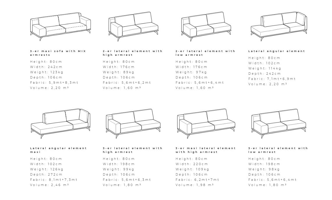 Угловой диван из ткани Ditre Italia DALTON ARCH-00094331 - Вид №3