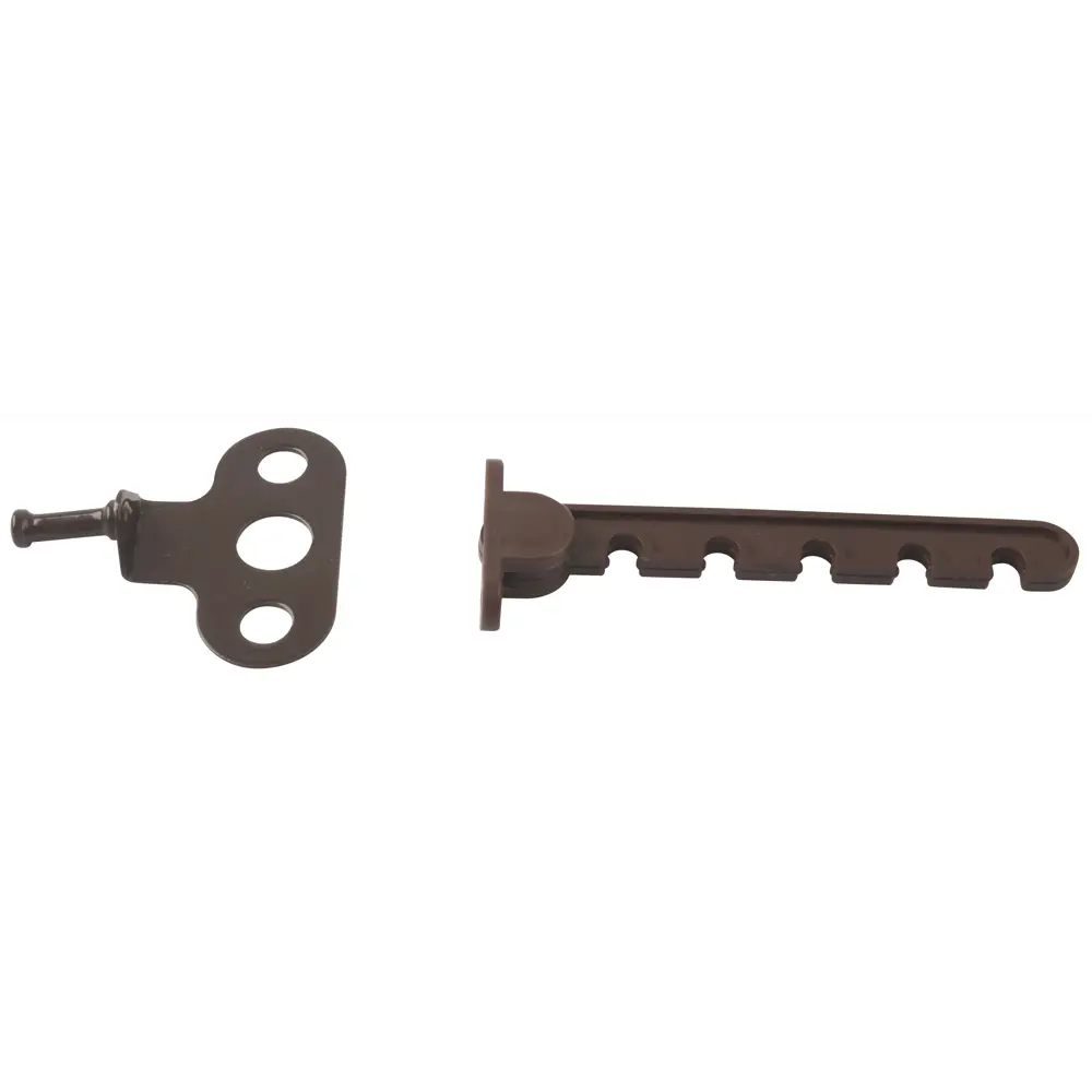 Ограничитель оконный 140 мм пластик, цвет бронза Santreyd STLM-2037239 - Вид №1