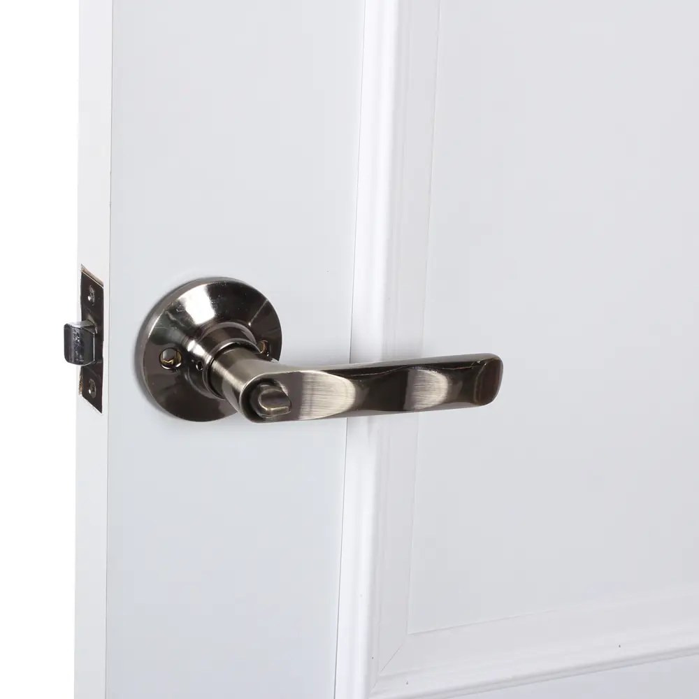 Ручка-защелка 624/BL PB-B с ключом и фиксатором ЦАМ цвет бронза FUARO STLM-2211408 - Вид №4