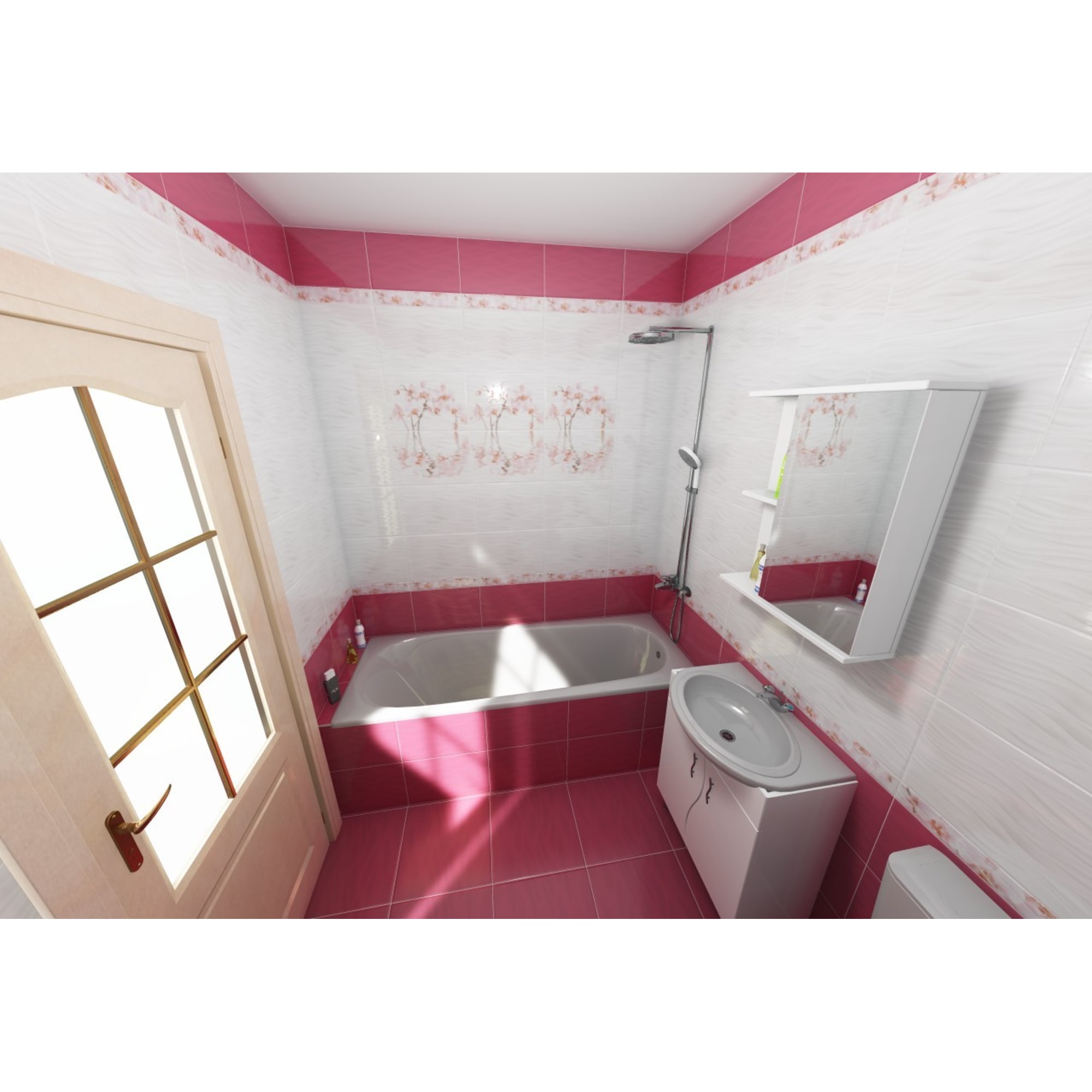 17101107 Вставка « D» 28х40 см Орхидея Santreyd  - Вид №2