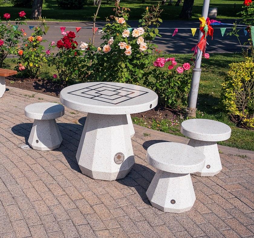 ENCHO ENCHEV - ETE Бетонный садовый стул  189  - Вид №3