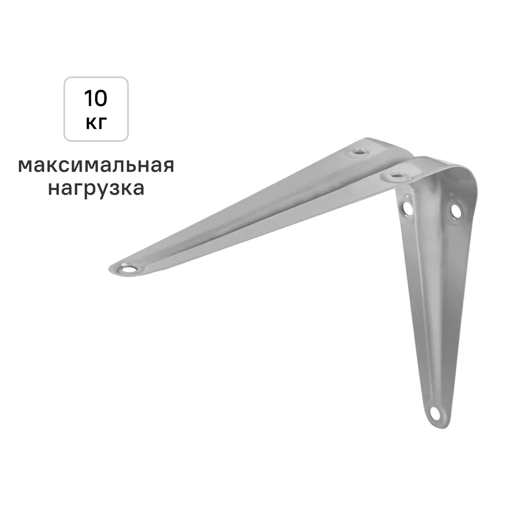 Утилитарный кронштейн Normo 10x12.5 см нагрузка до 10 кг цвет серый Santreyd STLM-2101451