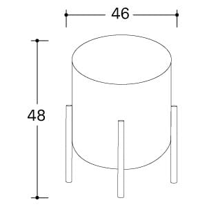 Круглый пуф Bolzan флаг ARCH-00007021 - Вид №1
