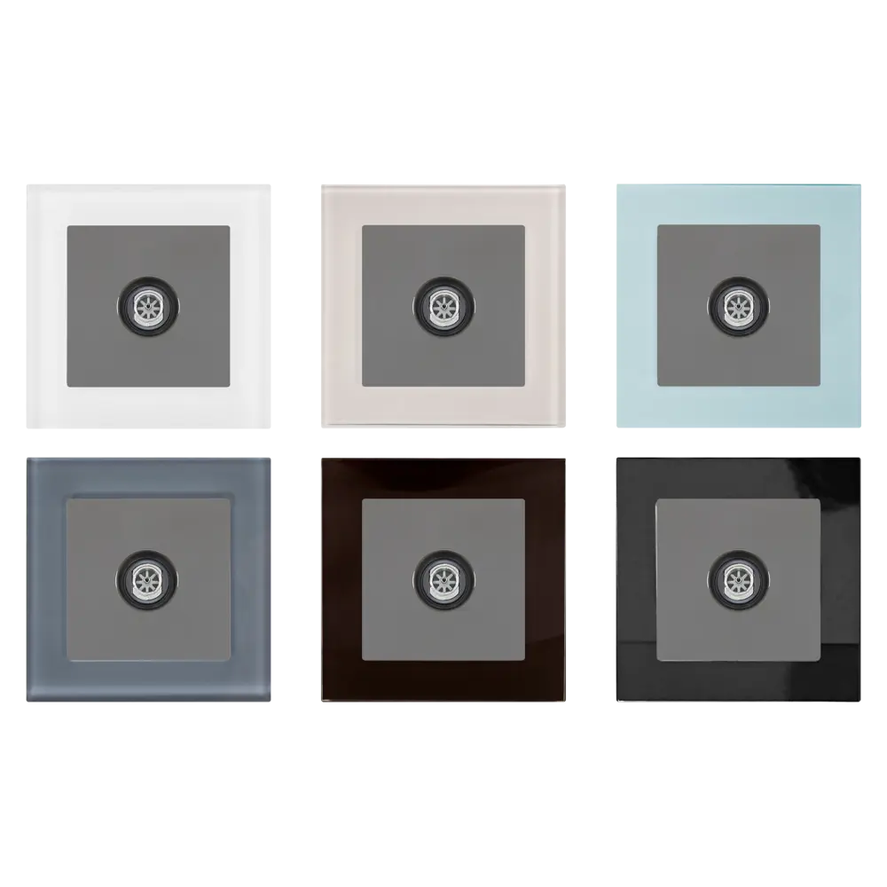 ТВ-розетка оконечная встраиваемая Werkel шлейф, цвет серо-коричневый STLM-2033820 - Вид №1