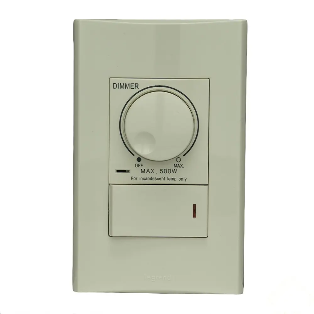 Диммер с подсветкой Anam Zunis 500 Вт цвет бежевый legrand STLM-2142776