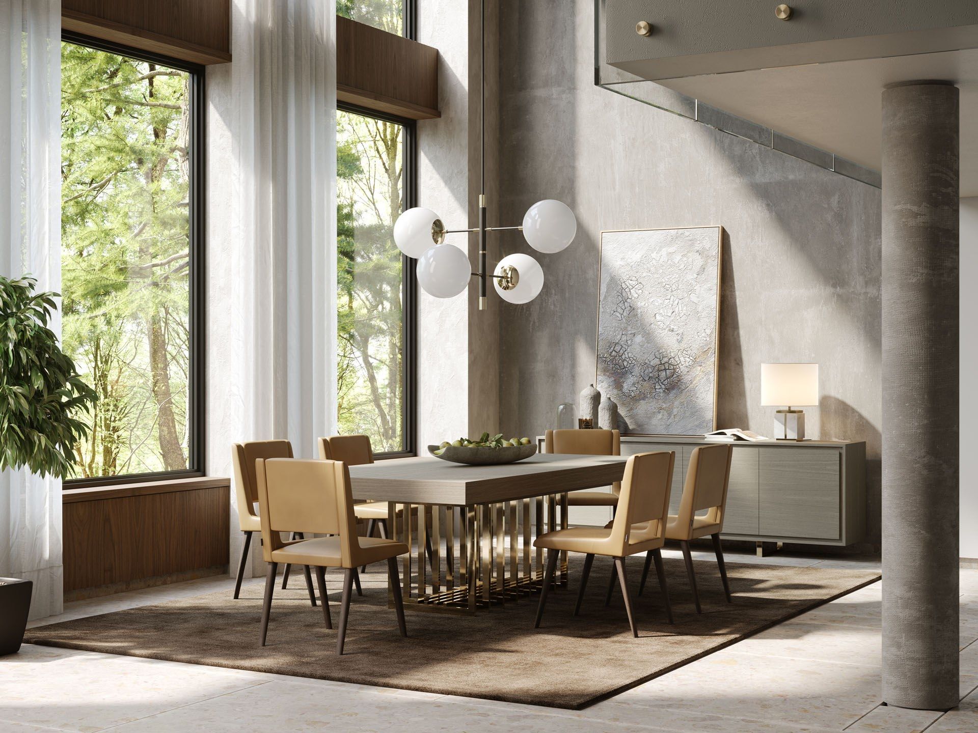 Шкаф из ясеня с распашными дверями Laskasas ARCH-00050003 - Вид №6