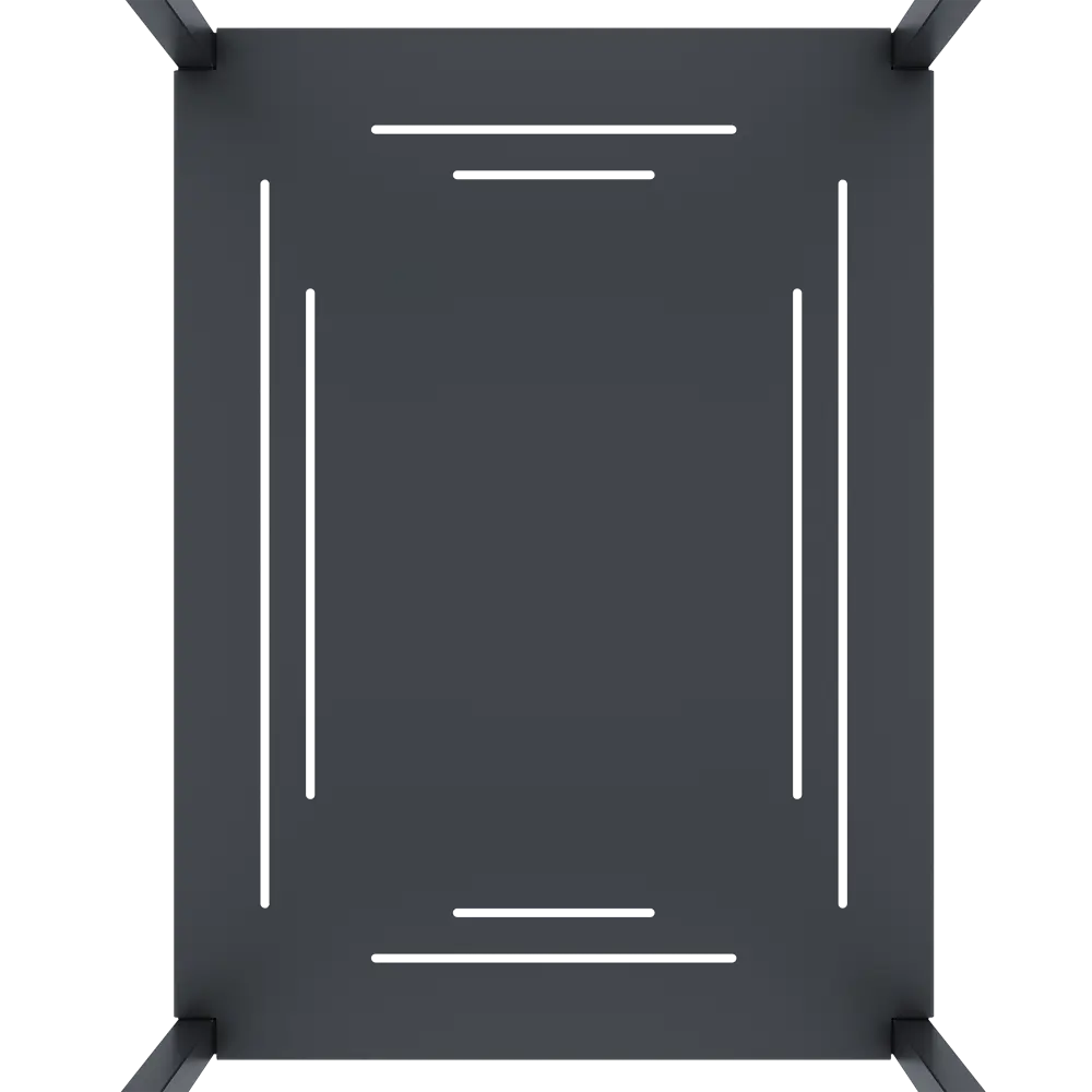 Опора для раковины напольная Бруклин 70 см цвет черный KONSENSA STLM-2171608 - Вид №2