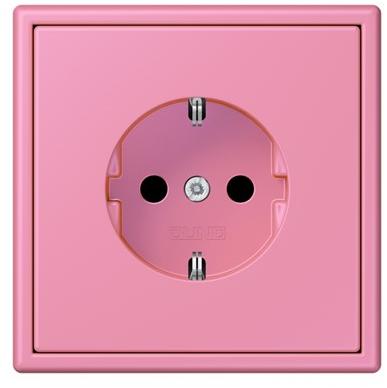 JUNG Пластиковая электрическая розетка Ls 990 les couleurs® le corbusier sun-id-1370154 - Вид №4