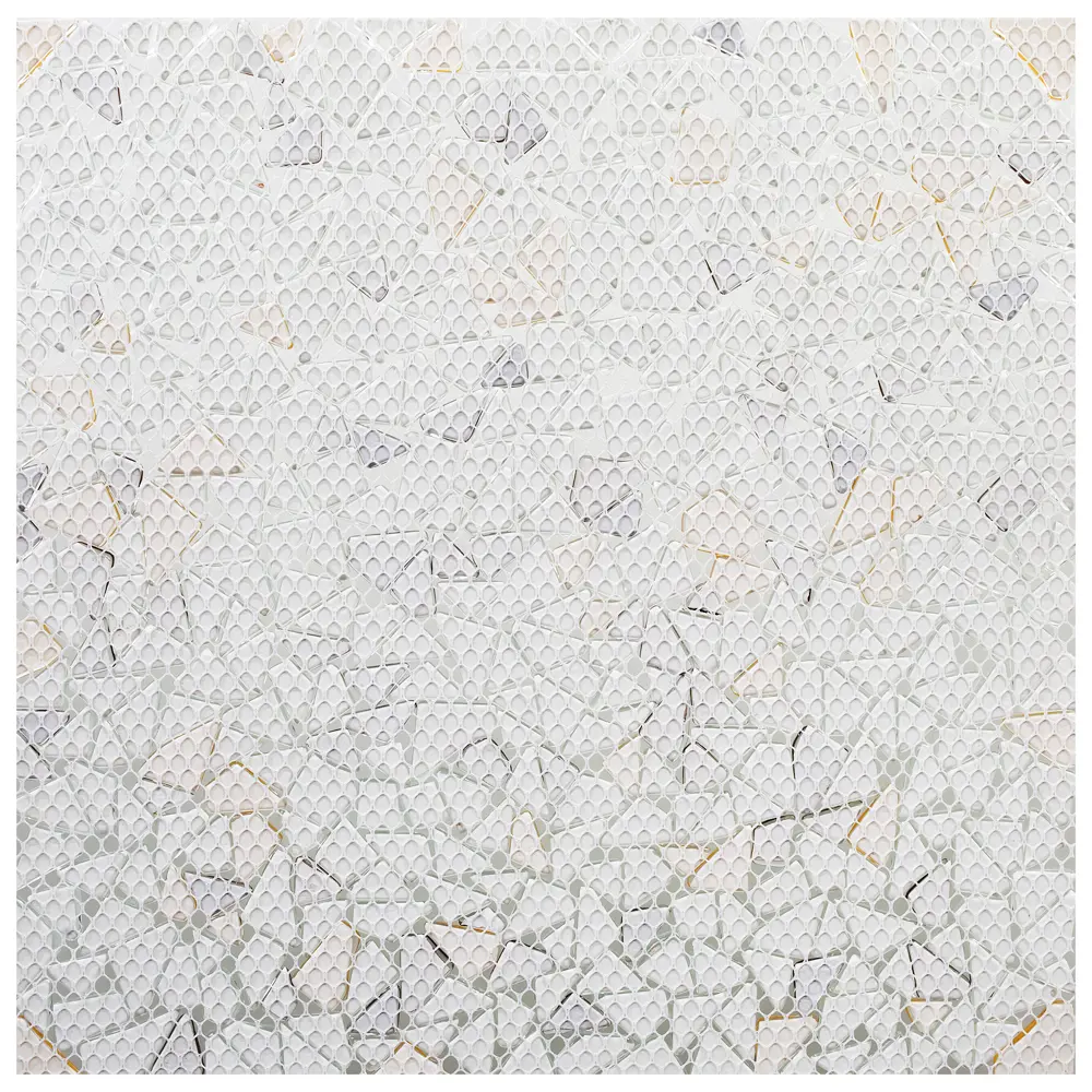 Мозаика, 30х30 см, стекло, цвет белый Santreyd STLM-2100756 - Вид №1