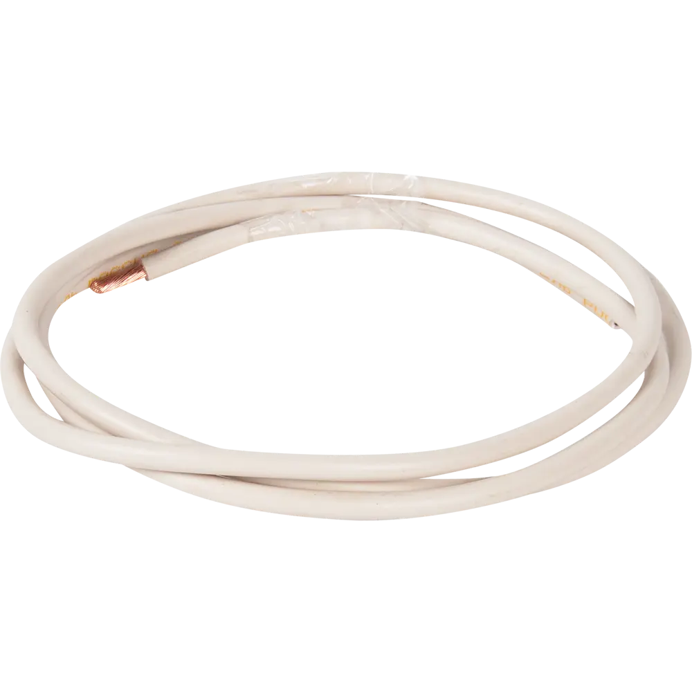 Провод Electraline ПУГВ 1x4 мм на отрез ГОСТ цвет белый STLM-2179394 - Вид №1