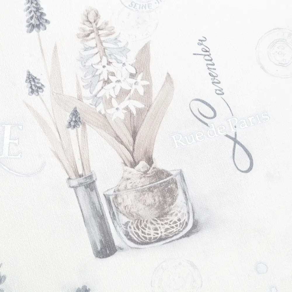 Обои флизелиновые Home Color Lavande серые 1.06 м HC71985-14 PALITRA HOME STLM-2153954 - Вид №1