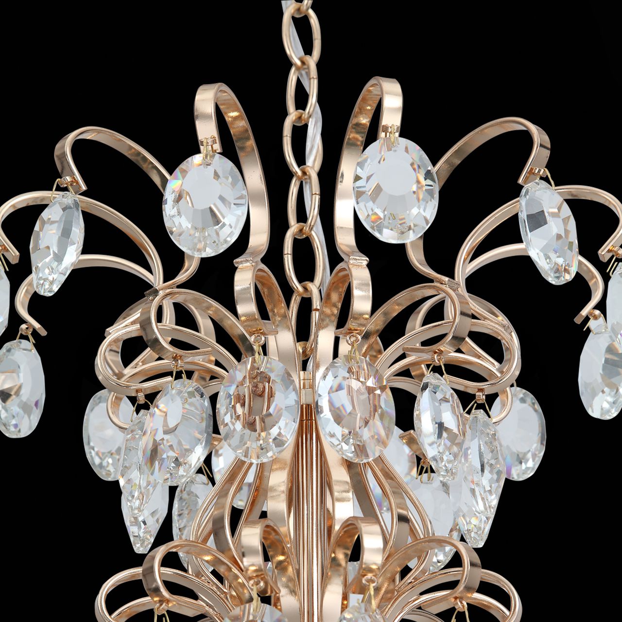 Подвесная люстра ST Luce Orecchini SL846.203.09 ST LUCE ДИЗАЙНЕРСКИЕ, ORECCHINI GOLD 109225 Золотой  - Вид №2