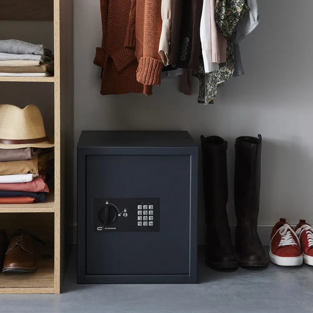 Сейф Standers 40 л с электронным замком 35x40x36 см сталь STLM-2049608 - Вид №7