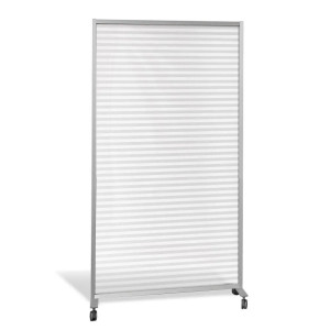 Модульная офисная перегородка из алюминия и метакрилата