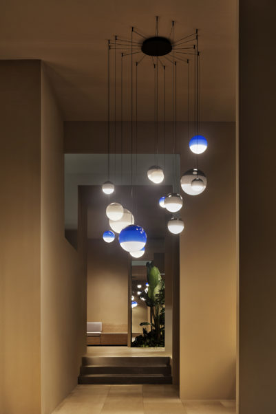 086117 Люстра 20 - 24V зеленая длинный шнур Marset Dipping Light  - Вид №2