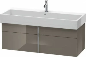 VA650908989 Тумбочка подвесная Vero Air #VA6509 1184 x 431 мм Фланелево-серый глянцевый лак