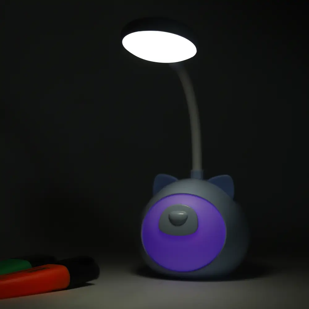 Ночник светодиодный Camelion Мишка синий NL-274 детский, с выключателем STLM-2090412 - Вид №1