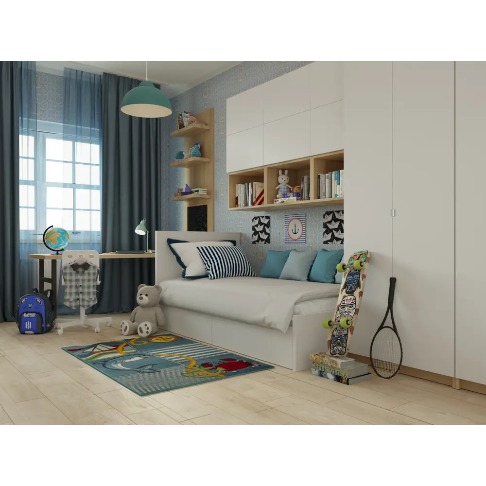 Столешница 120x70x2.2 см ЛДСП цвет дуб сонома Santreyd STLM-2113122 - Вид №5