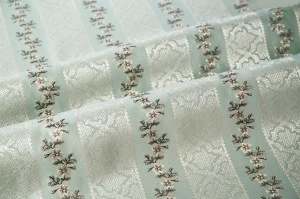 COLORISTICA Francheska stripe col.03 Ткань мебельная  Жаккард  Francheska Бирюзовый