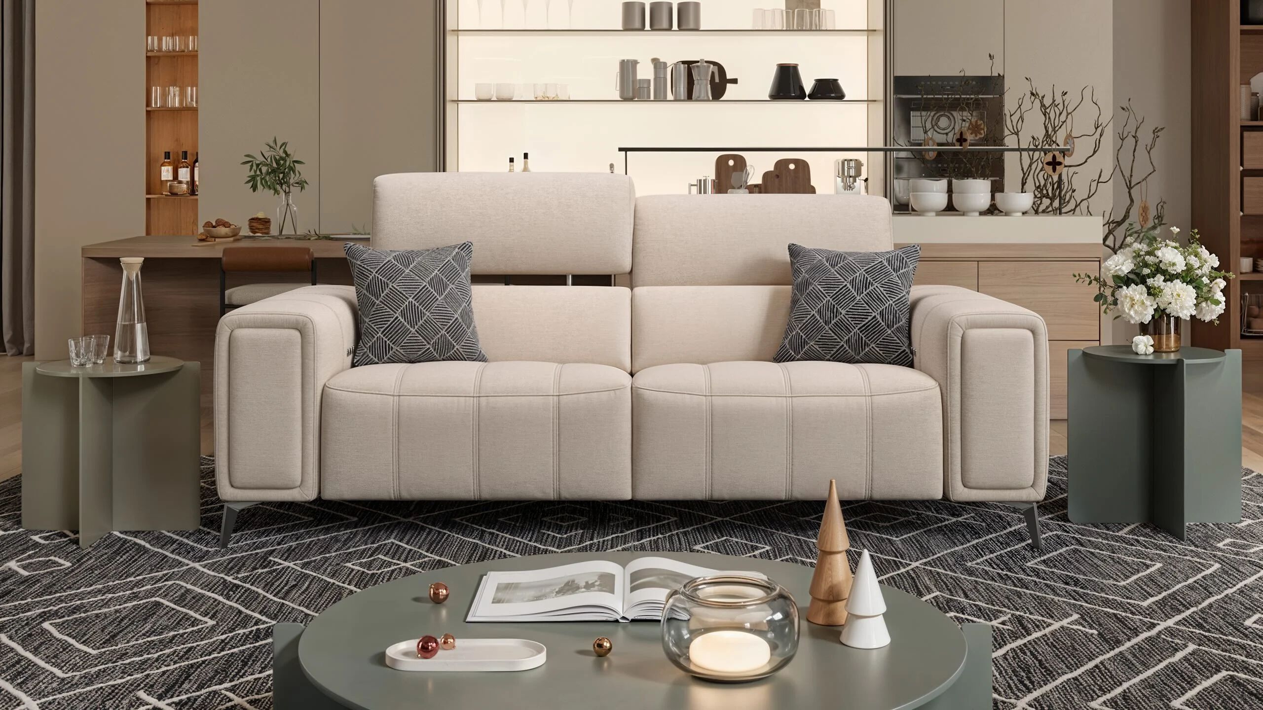 3-местный тканевый диван Sofanella Linera ARCH-00150532 - Вид №4