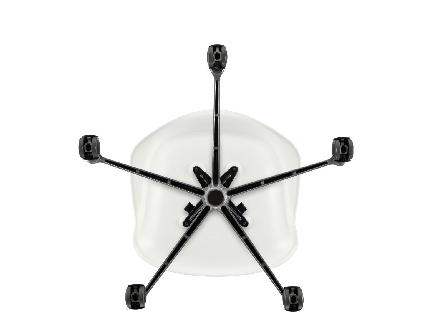 Вращающееся офисное кресло из полипропилена с подлокотниками VITRA Eames Plastic Chair ARCH-00021041 - Вид №4