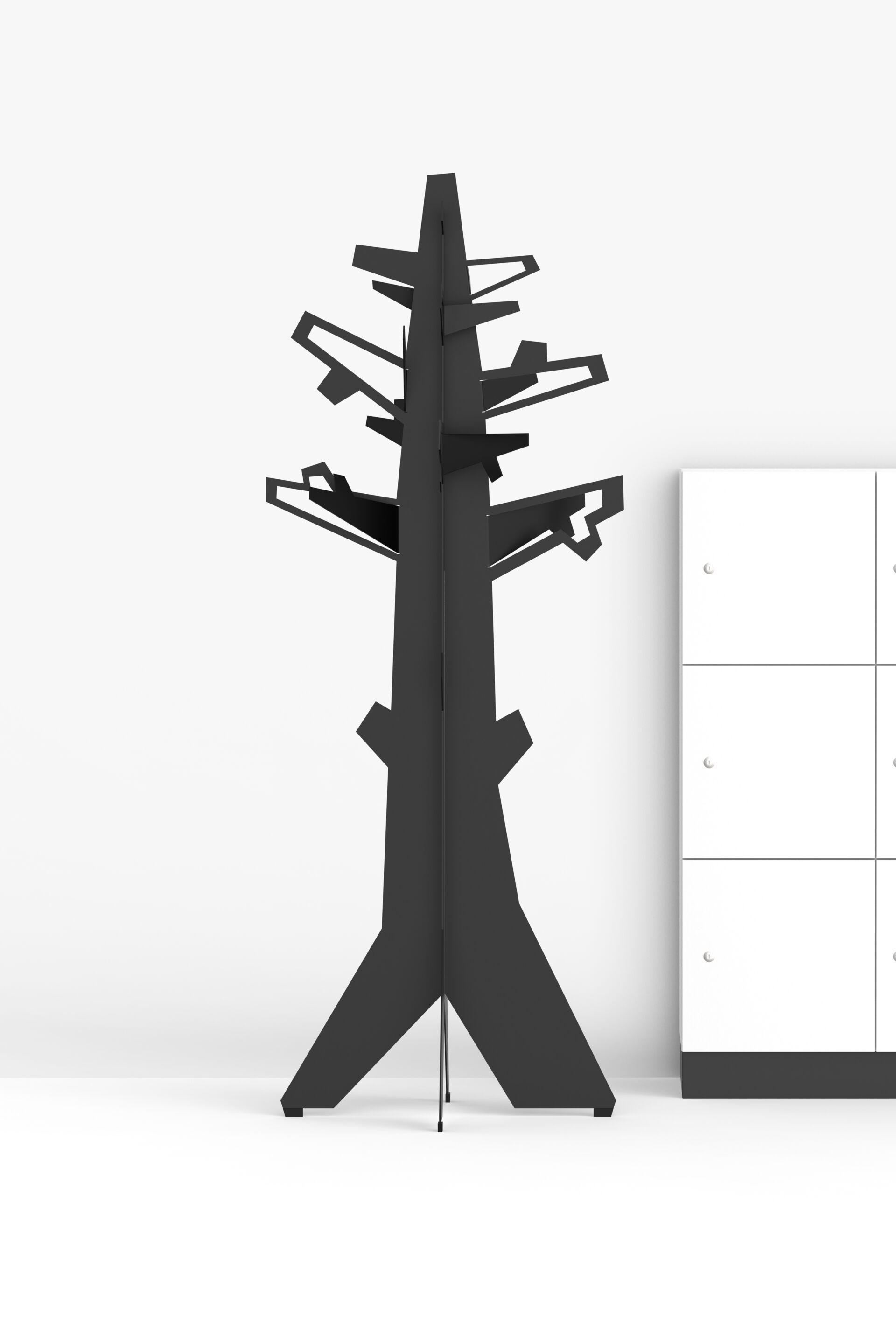 Стальная напольная вешалка с порошковым покрытием FUNCTIONALS FOREST FOR THE TREES ARCH-00114997 - Вид №11