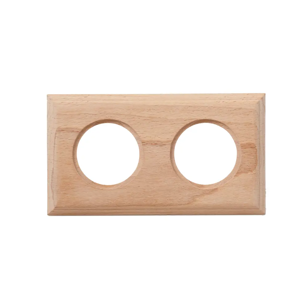 Рамка для розеток и выключателей Electraline BF4 2 поста цвет бежевый BF-17 STLM-2171417