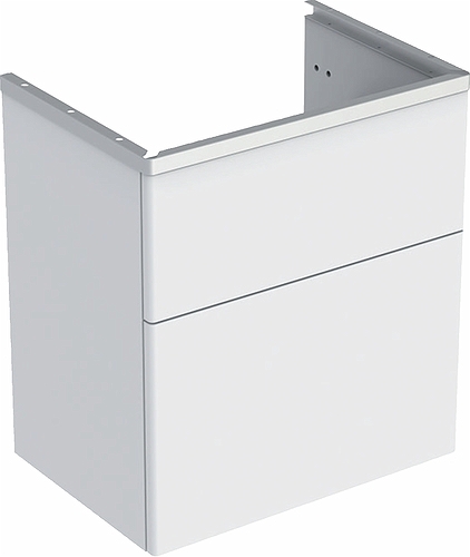 9610062101 IDO Glow тумба под умывальник, с двумя ящиками, Ш = 580 мм, Ш1 = 600 мм, дуб - Вид №5