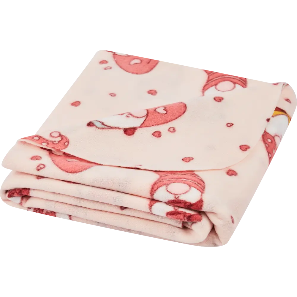 Плед Влюбленный гном 130x170 см флис цвет разноцветный Ardenza Детство STLM-2144470