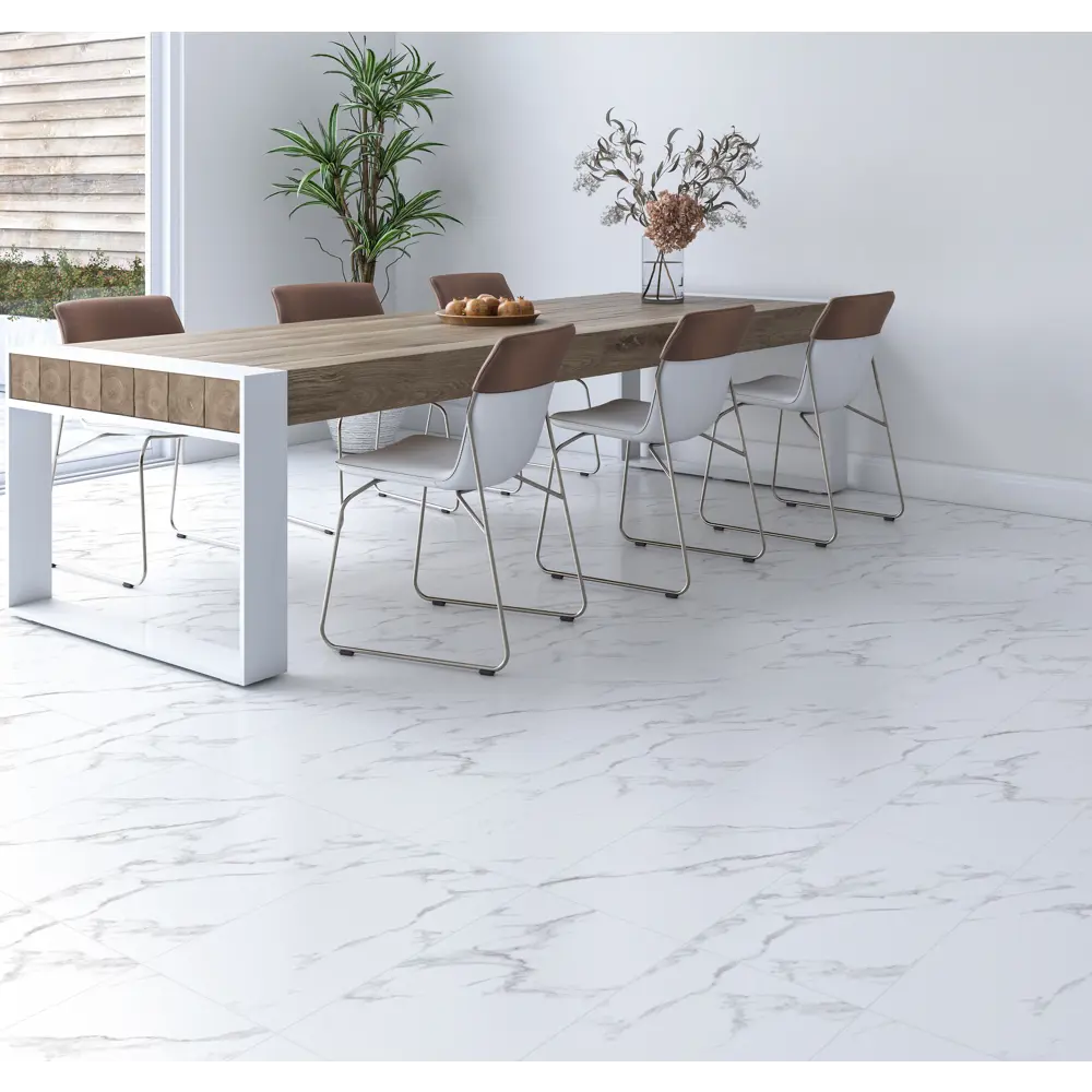 Керамогранит LB Ceramics Калакатта: матовый белый для интерьера и экстерьера 88297615 STLM-0077485 - Вид №4