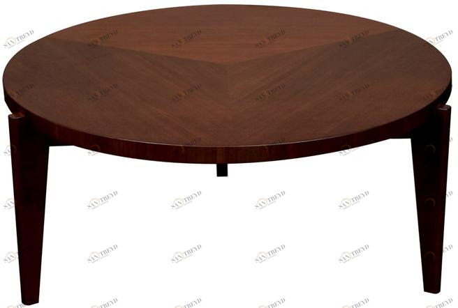 Hamilton Conte Paris Круглый деревянный журнальный столик Arhus sun-id-1486948