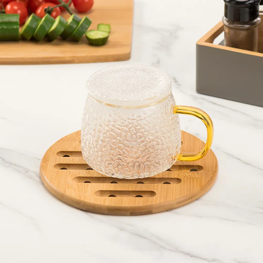 Подставка под горячее Delinia 18x18 см бамбук цвет бежевый STLM-2045165 - Вид №7