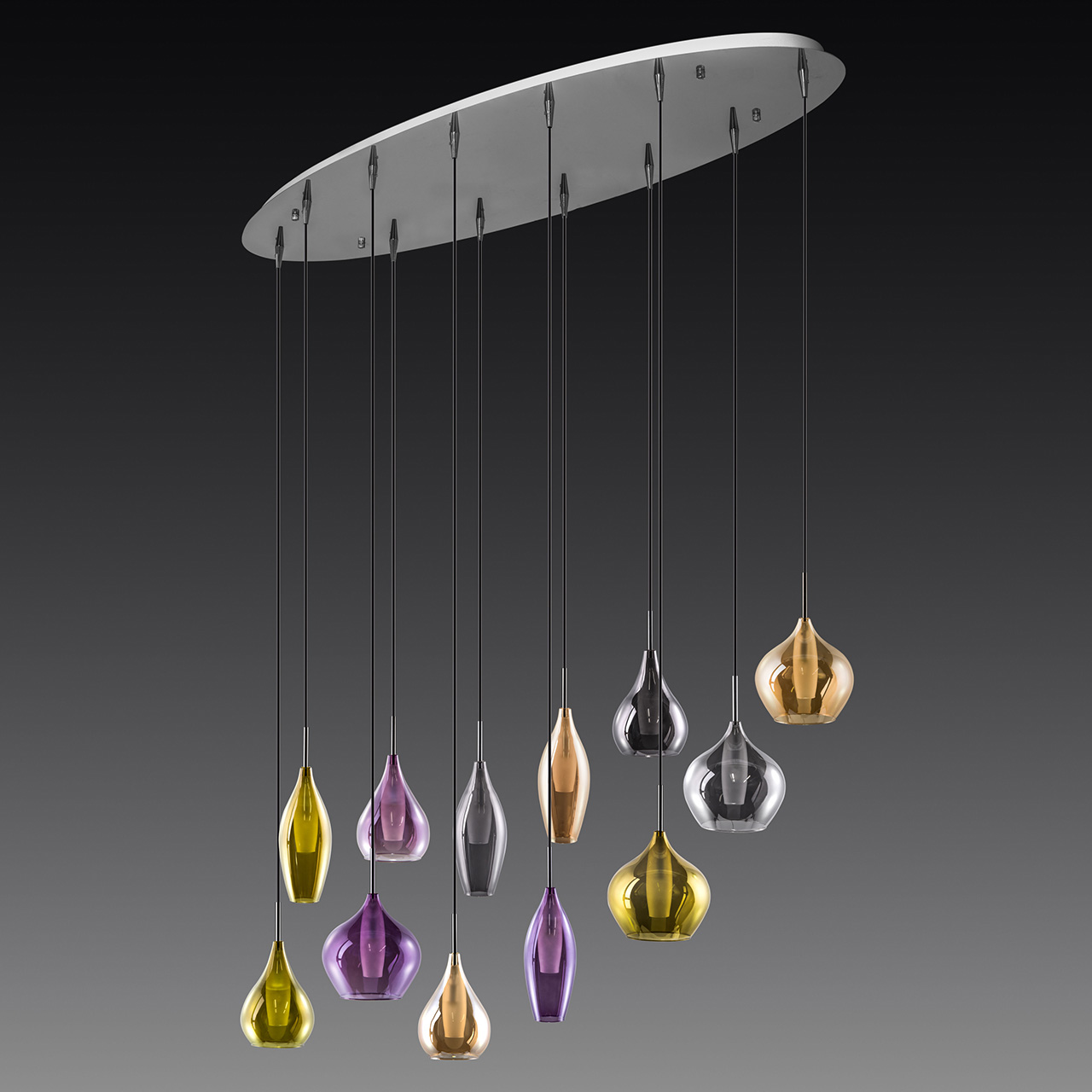 Подвесная люстра Lightstar Pentola 803225 LIGHTSTAR ДИЗАЙНЕРСКИЕ, PENTOLA 057573 Хром  - Вид №1