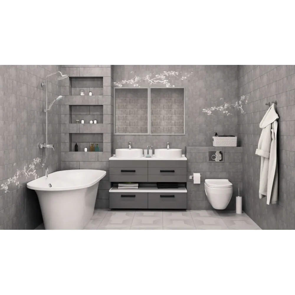 Зеркало 004 без полки 60 см Santreyd STLM-2143202 - Вид №6