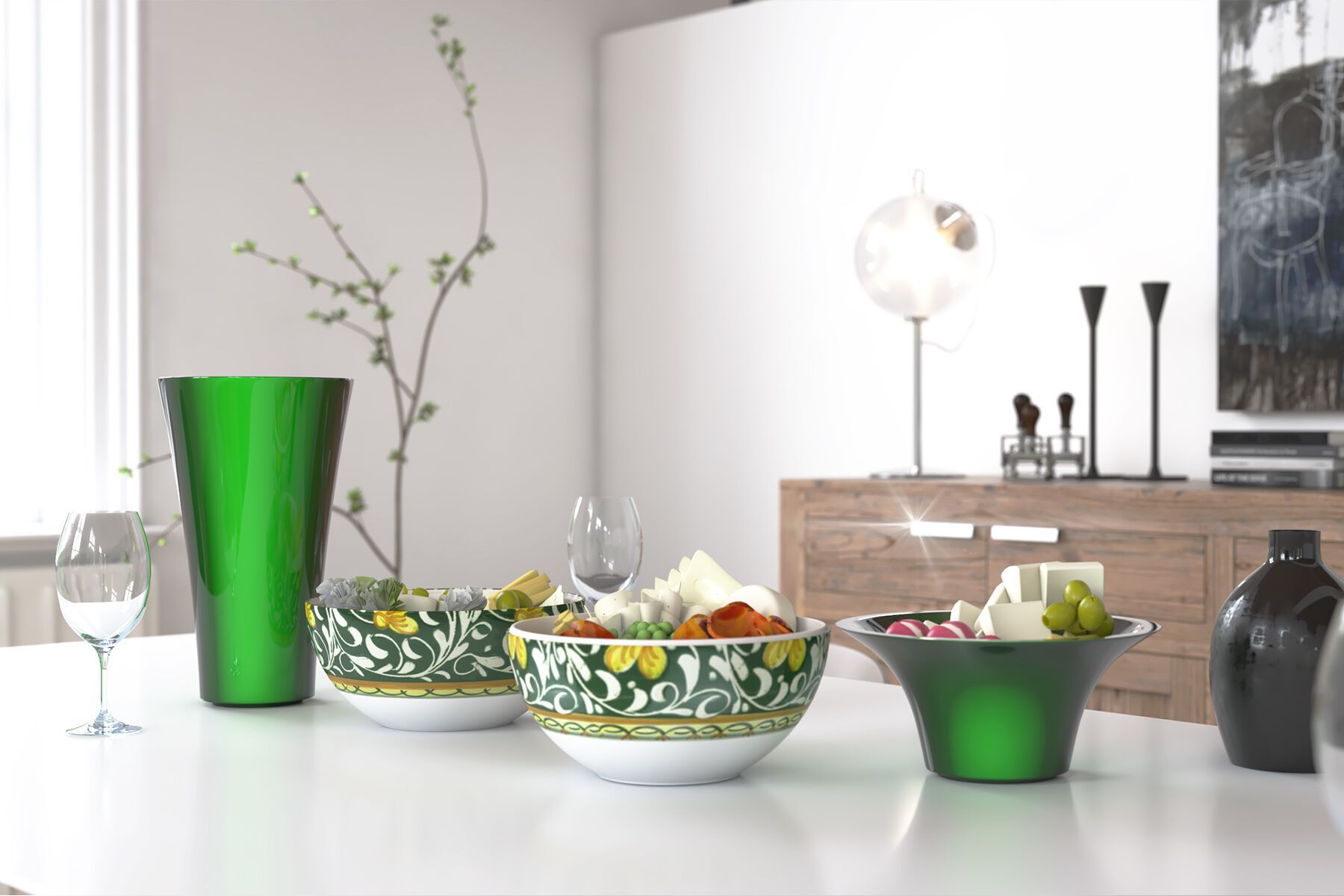 Керамическая ваза ручной работы Concepticon CASTELLI DI CERAMICA ARCH-00038710 - Вид №5