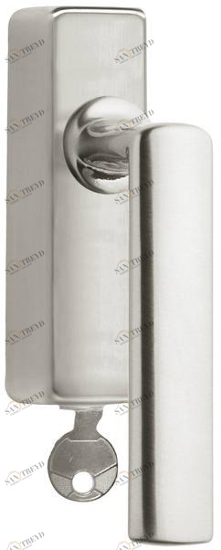 Formani Оконная ручка dk никель с замком Timeless 1929-dklock-o