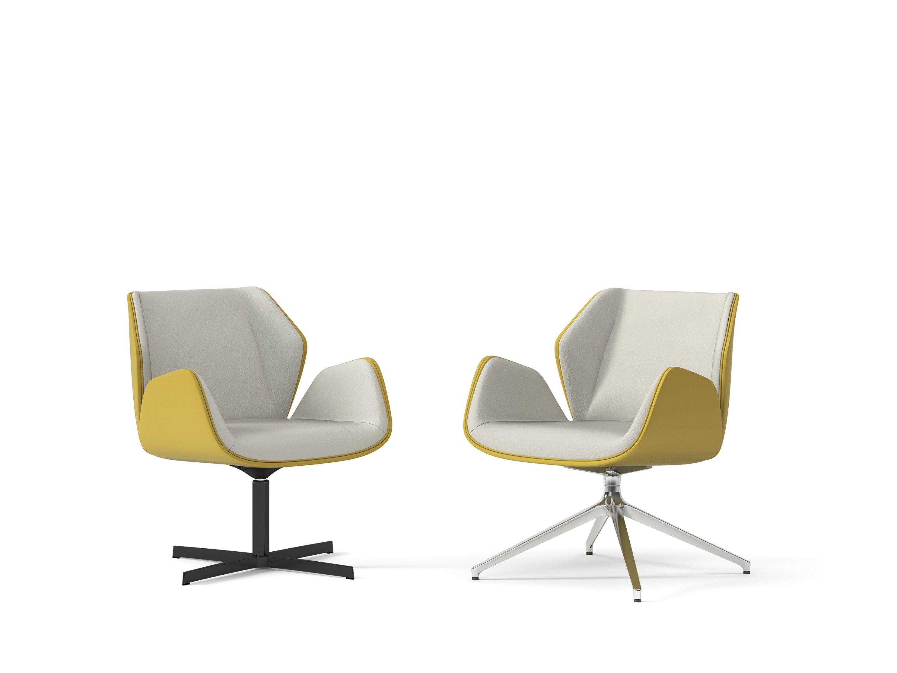 4-спицевое вращающееся офисное кресло SITLOSOPHY® Haiku Wood ARCH-00010723 - Вид №1