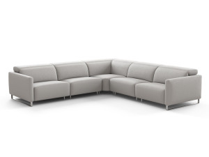Угловой диван с откидной спинкой из ткани